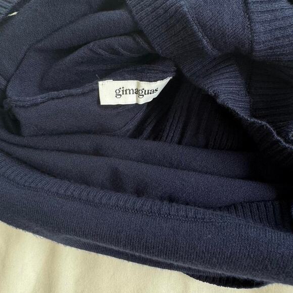 Gimaguas navy blue off shoulder cut out top - Picture 2 of 3